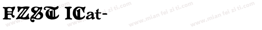 FZST ICat字体转换